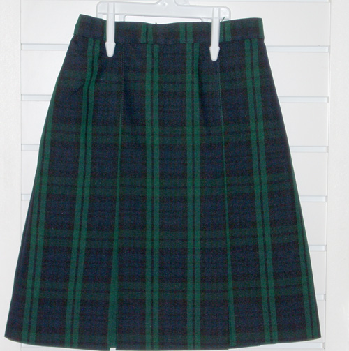 Two Kick Pleat Skirt
Plaid 79